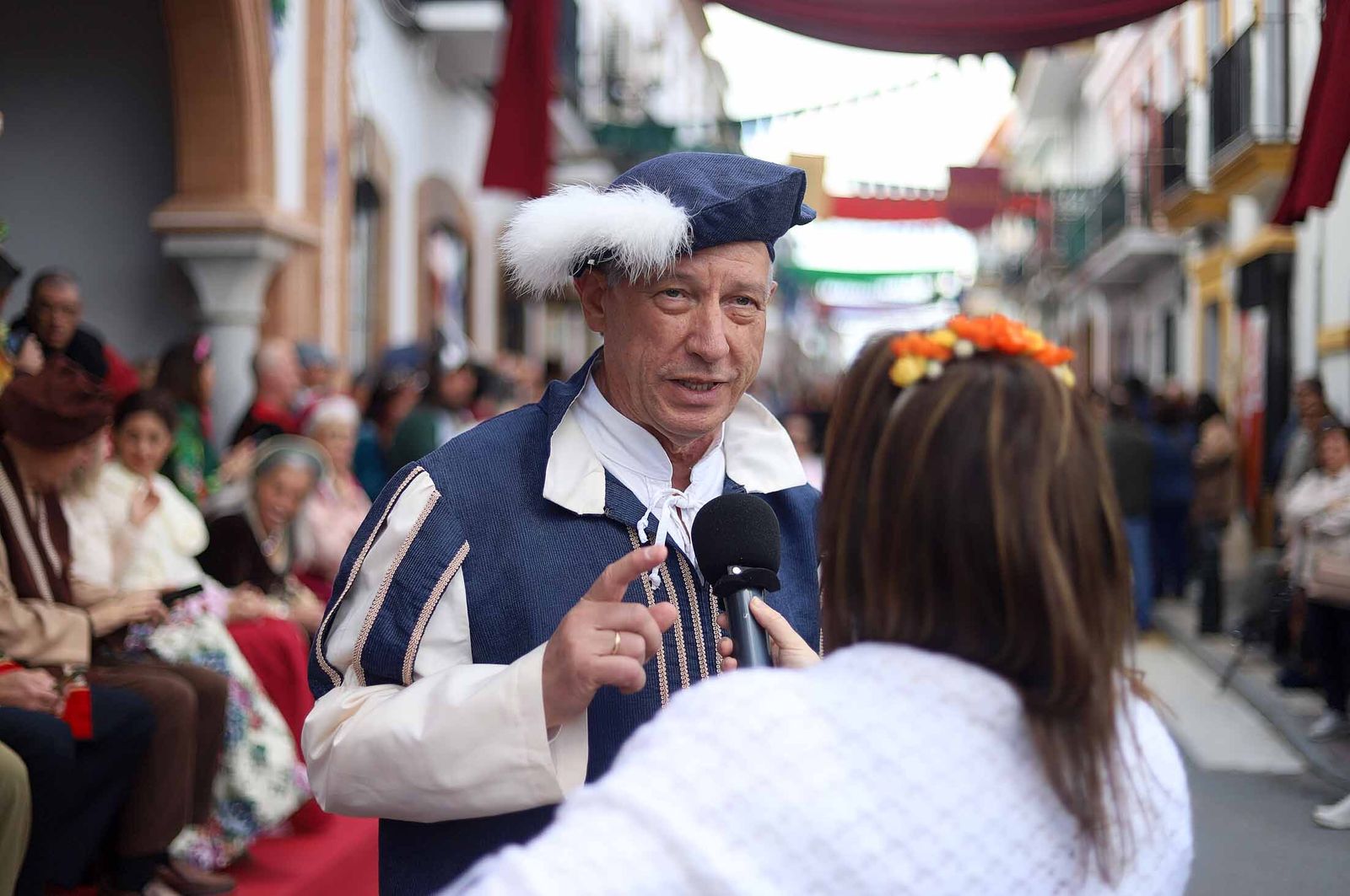 Imágenes del gran ambiente en la Feria Medieval de Palos de la Frontera, Huelva
