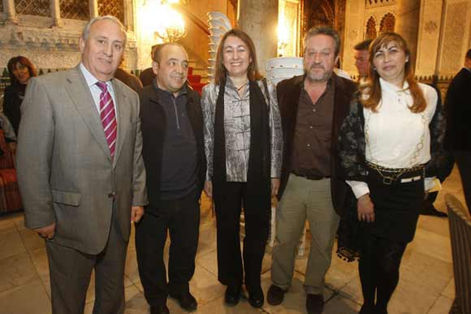 Sebastián Saucedo, Joaquín Hernández ‘Kiki’, Marieta Cantos, Alberto Ramos y Ana María Fimia.

Foto: Jose Braza