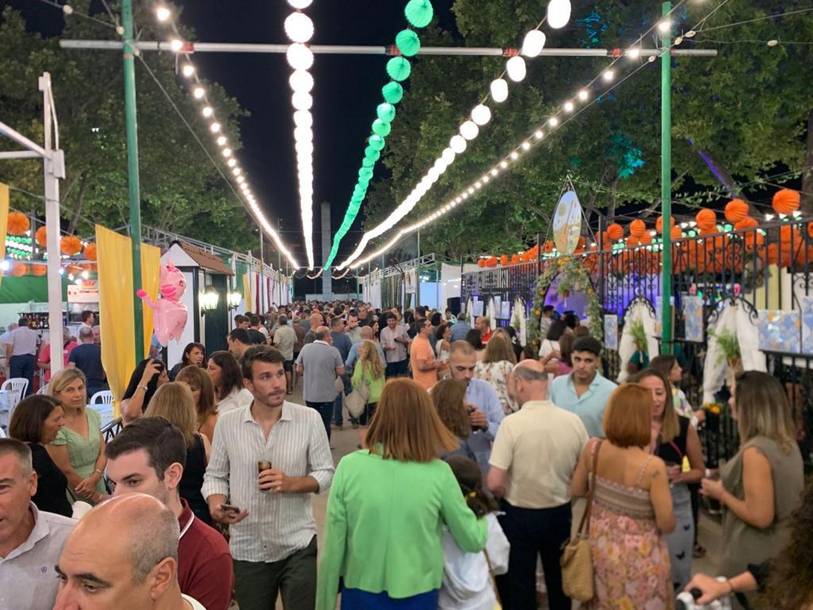 Imagen de la Feria de Agosto de Valverde del Camino.