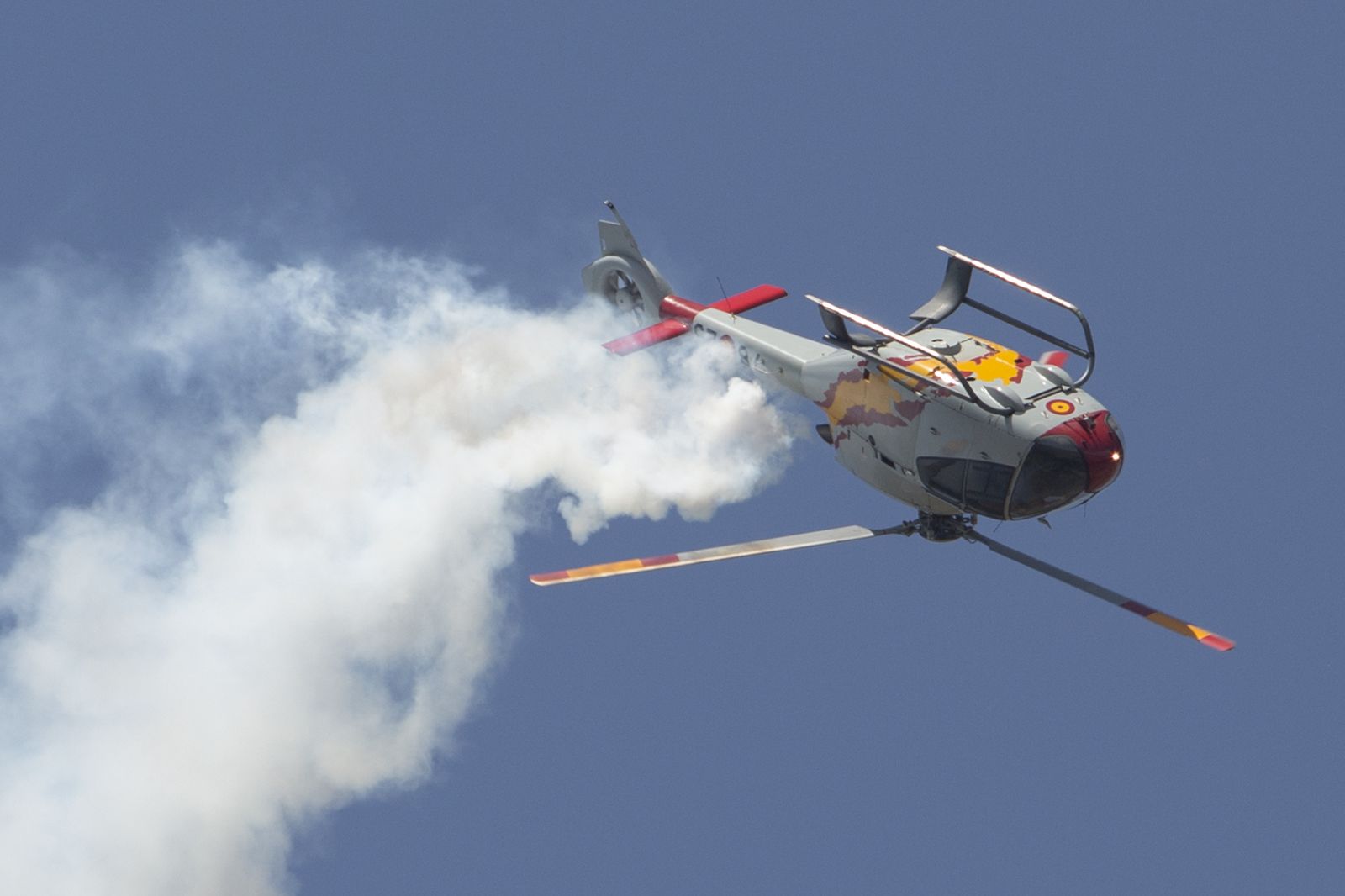 Las fotos de la exhibición de los helicópteros del Ejército del Aire en el Tajo en Ronda