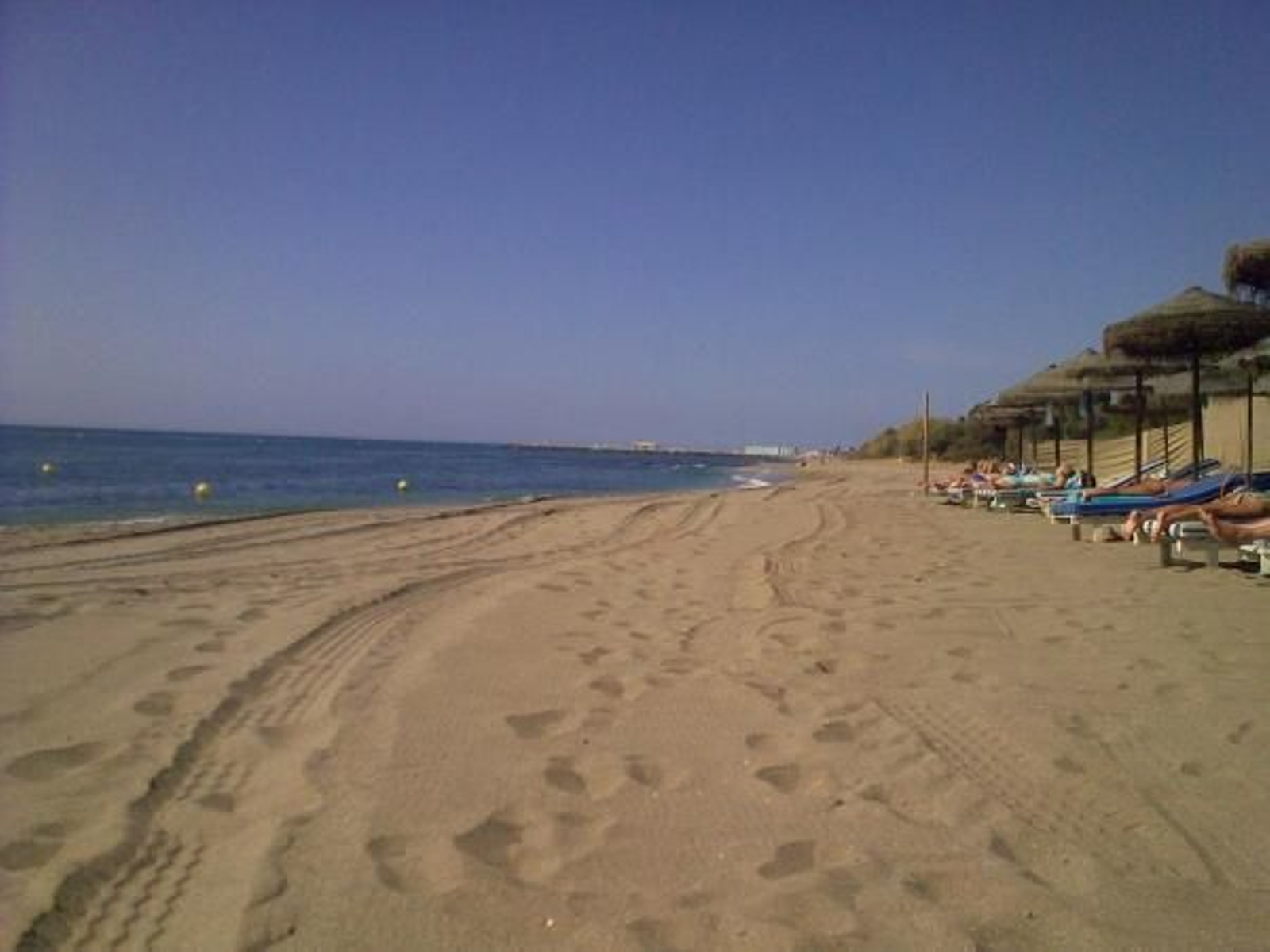 La playa de Calahonda, en Mijas.