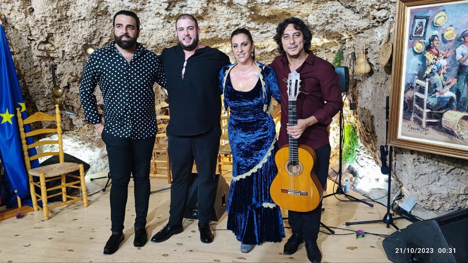 El grupo liderado por Jara Heredia en la Peña El Morato.