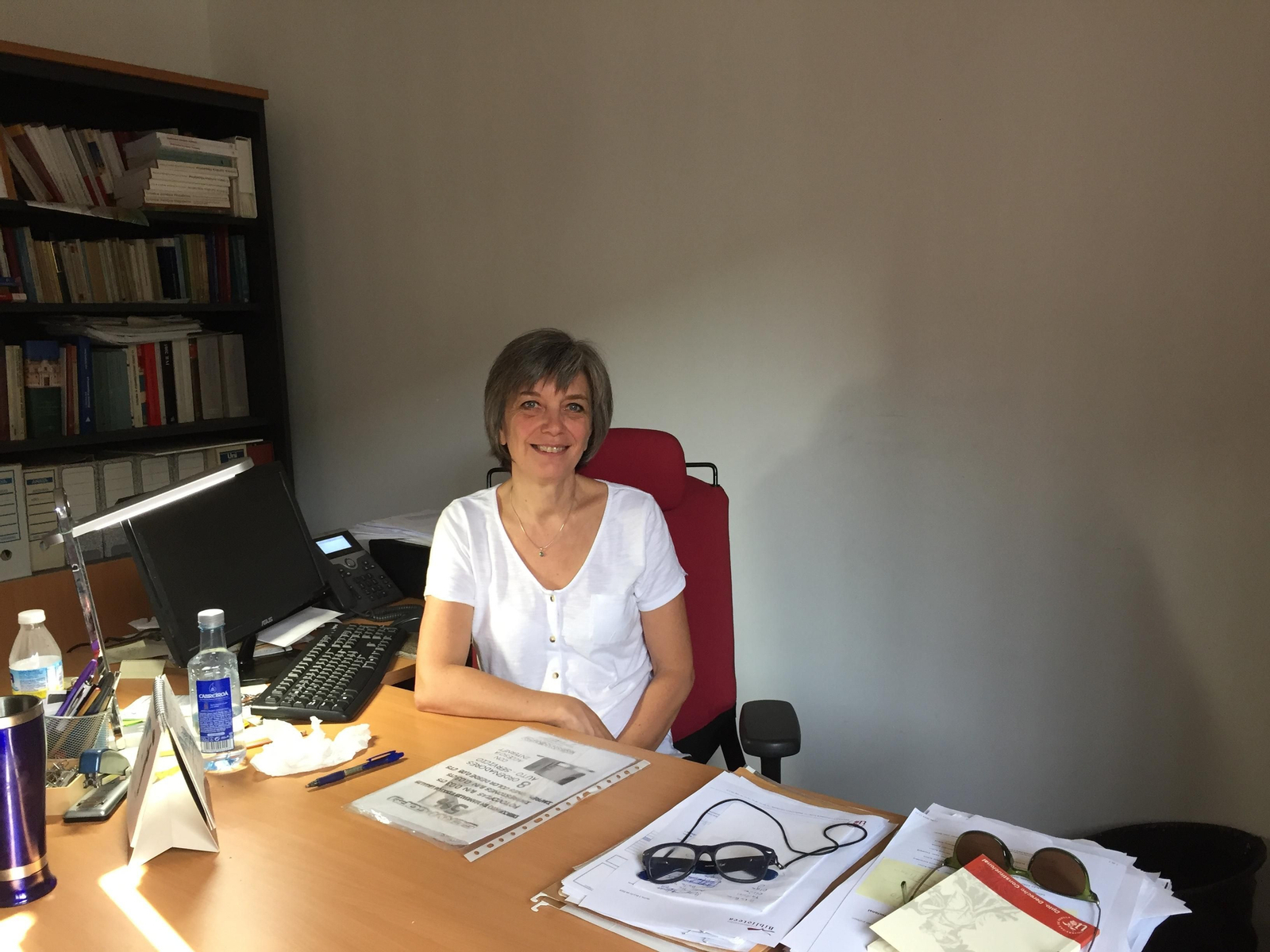 Blanca Rodríguez Ruiz, en su despacho de la Facultad de Derecho