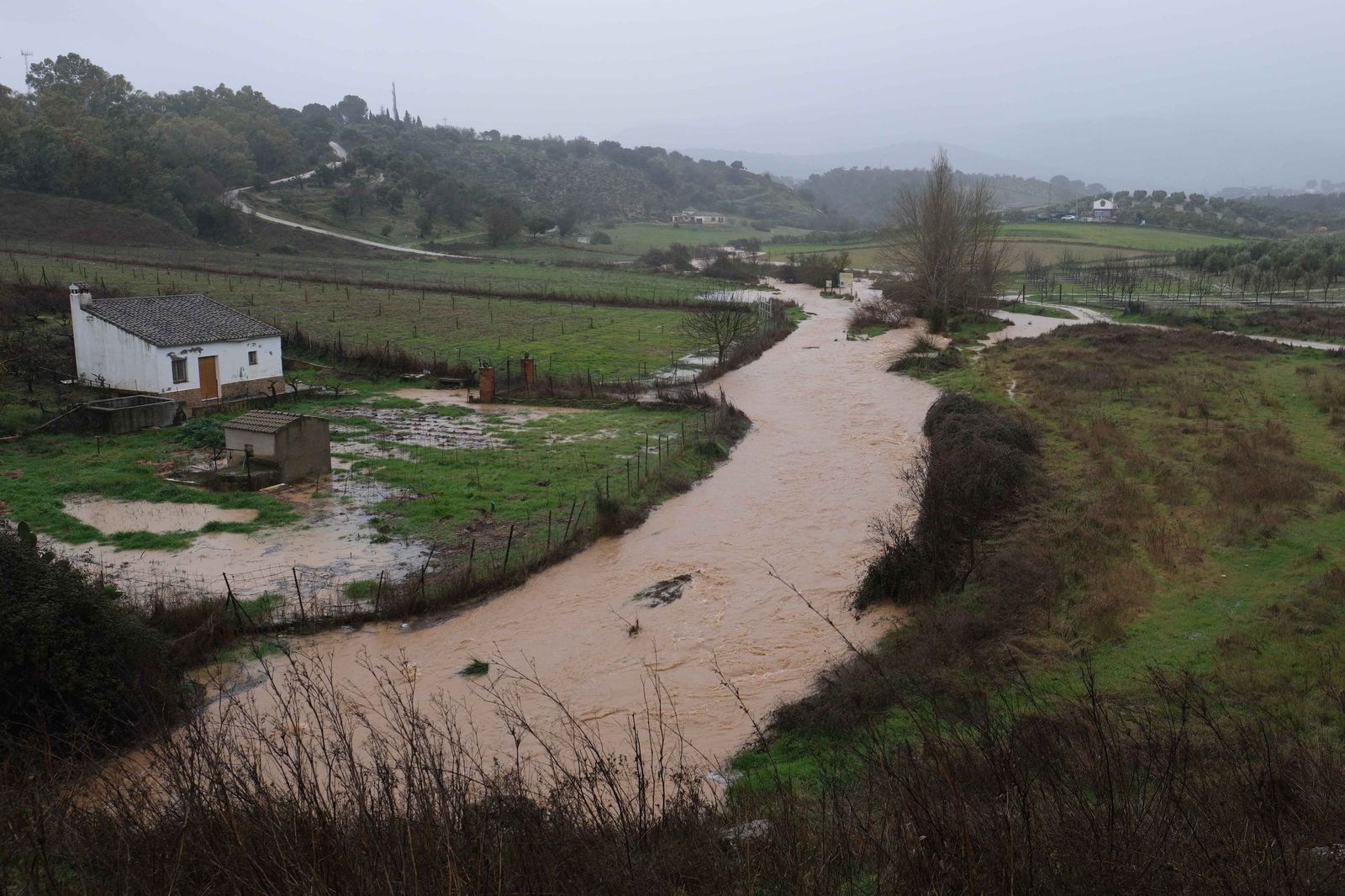 Arroyo de las Culebras a su llegada a Ronda