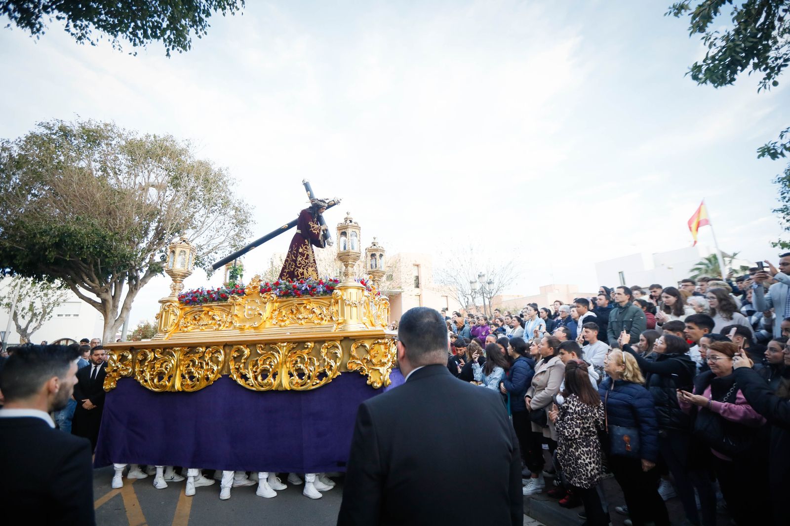 La procesión del Encuentro, en imágenes