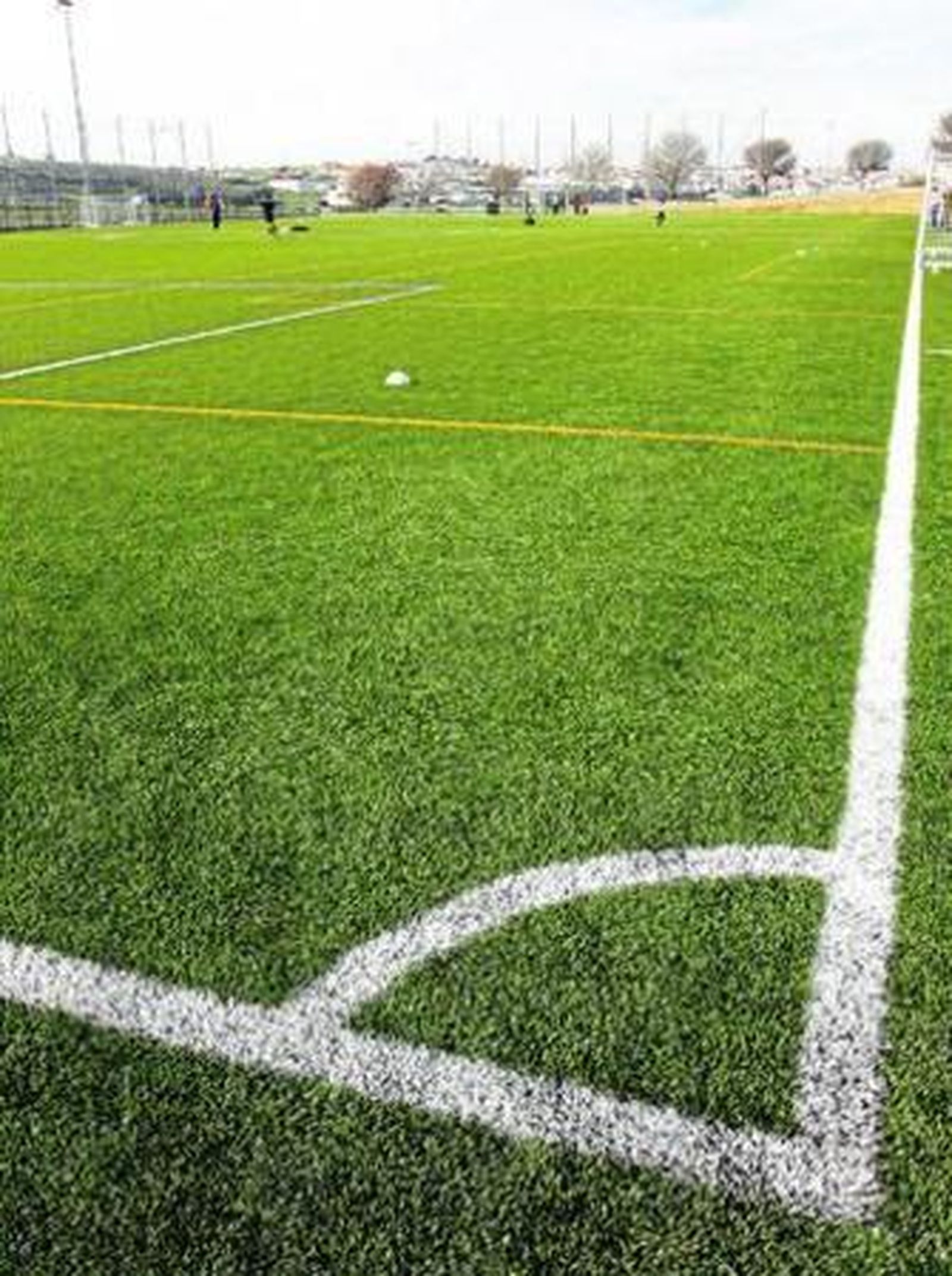 Vista de las flamantes instalaciones deportivas.