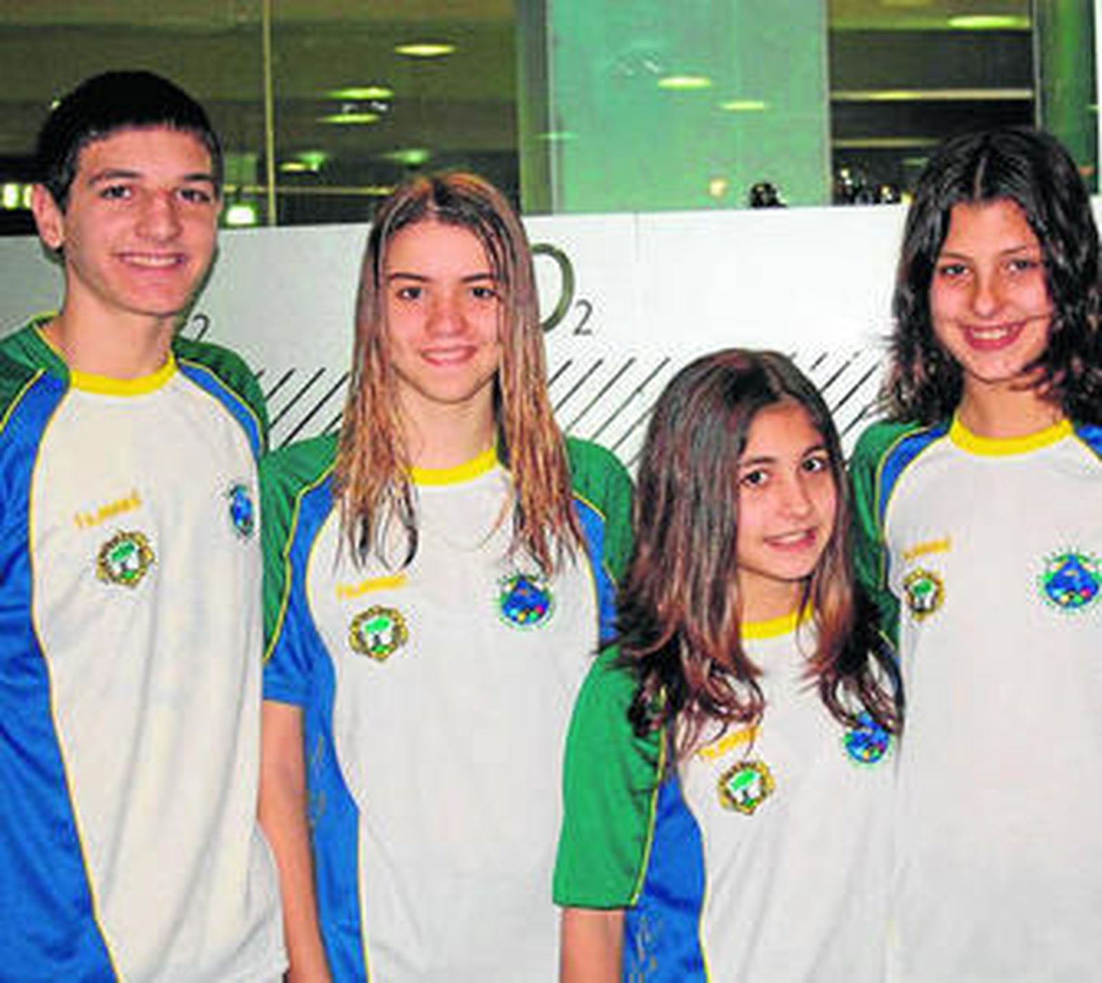 Iván, Mireia, Irene y Marlene, los cuatro onubenses del Mairena.