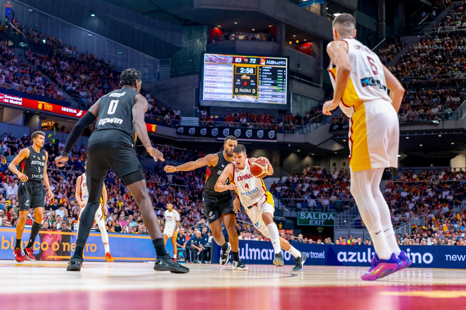 Las mejores fotos del España-Alemania de baloncesto