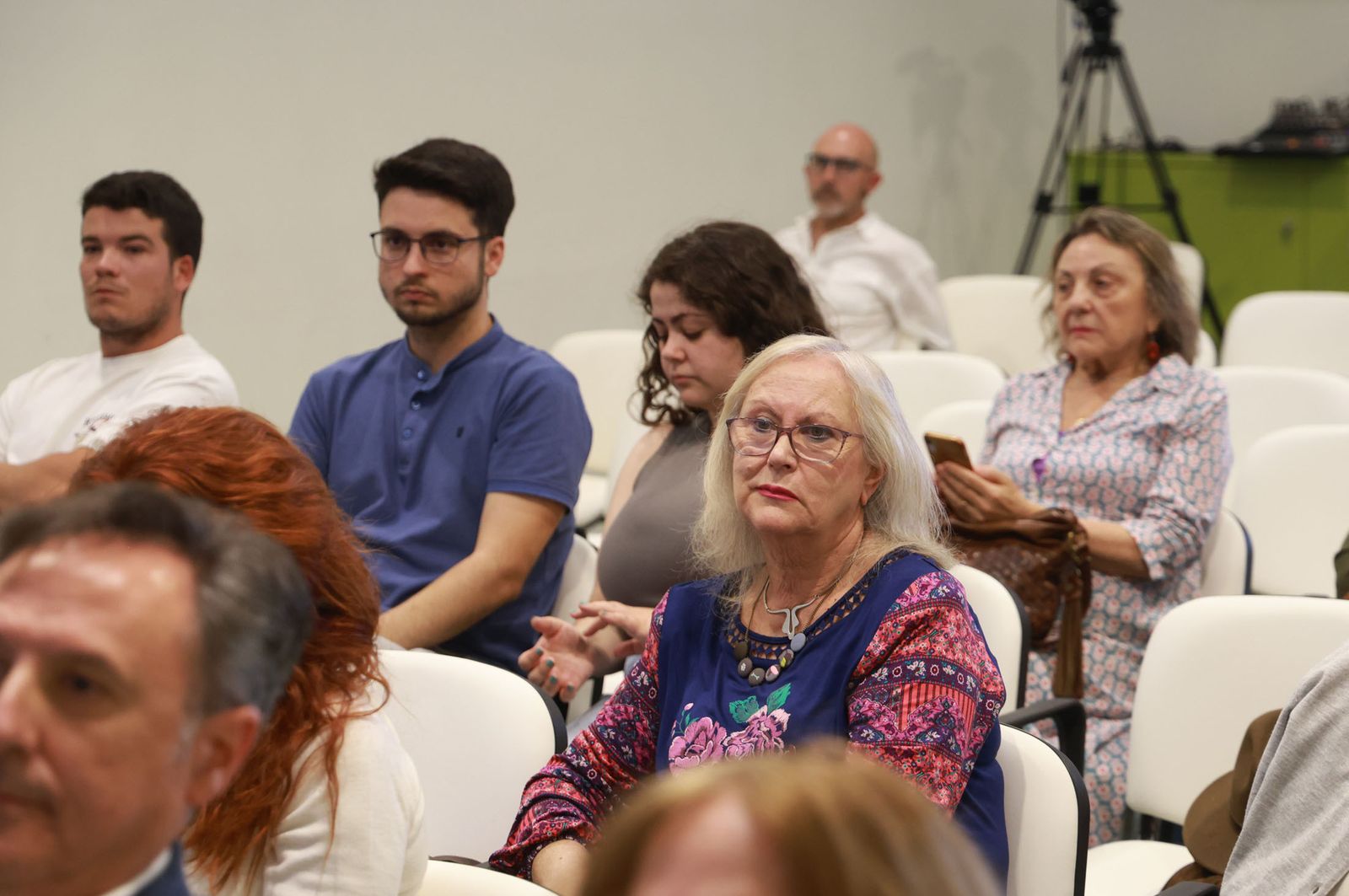 Imágenes de  la conferencia 'José Isidoro Morales y la libertad de prensa' del profesor Manuel José de Lara en  el Centro de la Comunicación Jesús Hermida