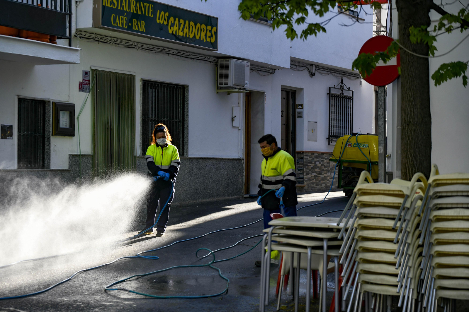 Los pueblos menos habitados del Cinturón de Granada durante el confinamiento