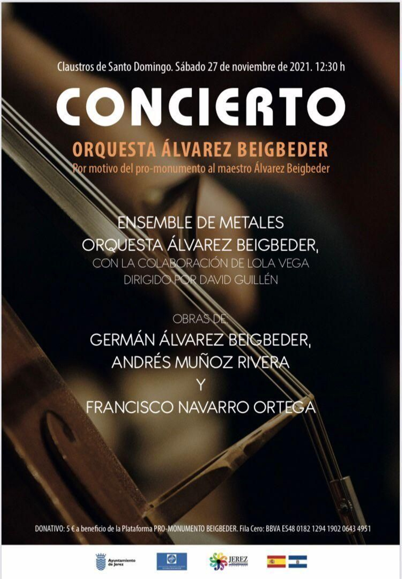 Cartel del concierto.