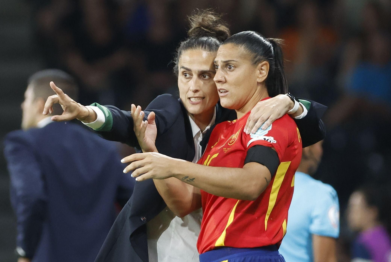 Las fotos del España - Portugal en la Eurocopa femenina