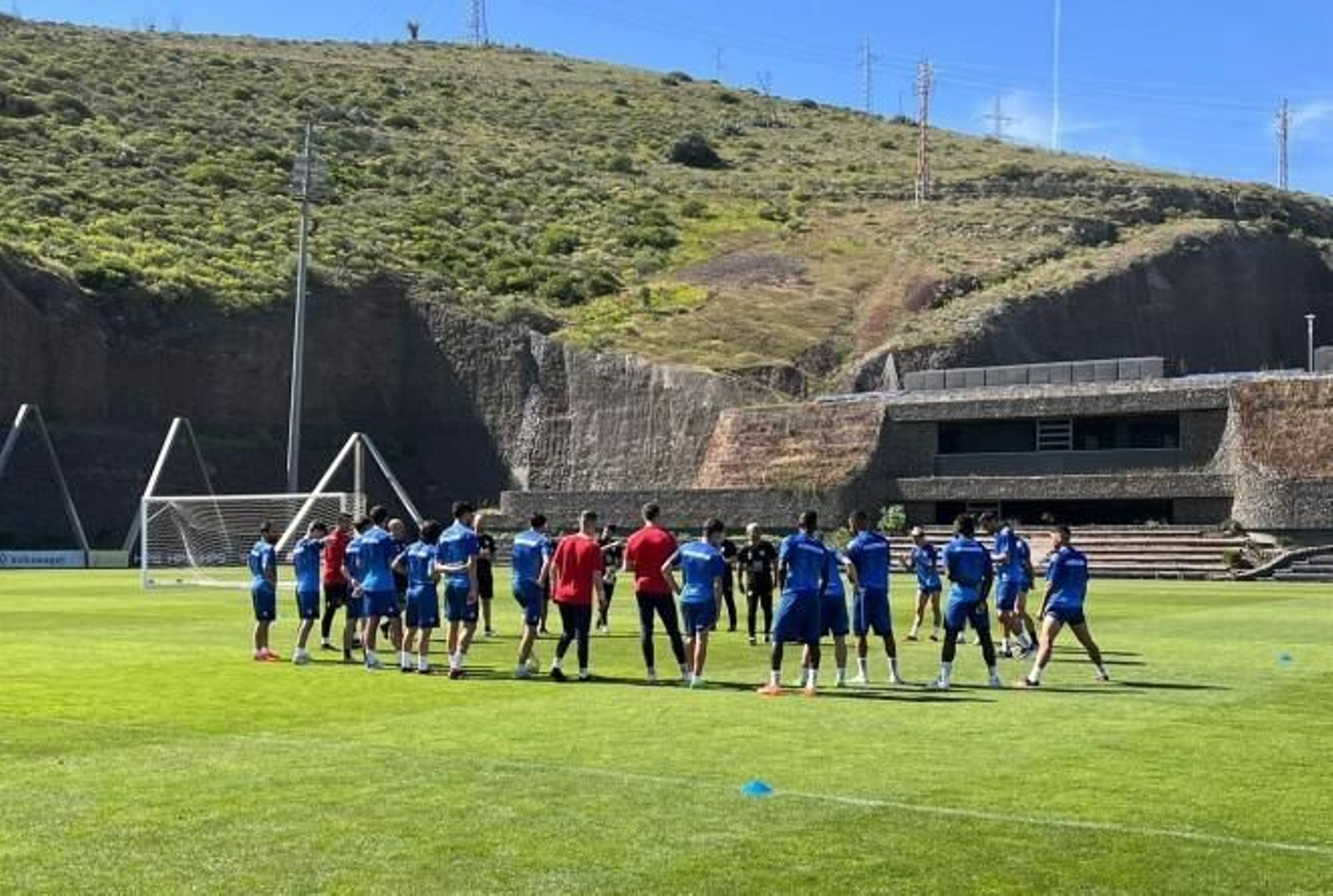 El Málaga CF, en Barranco Seco