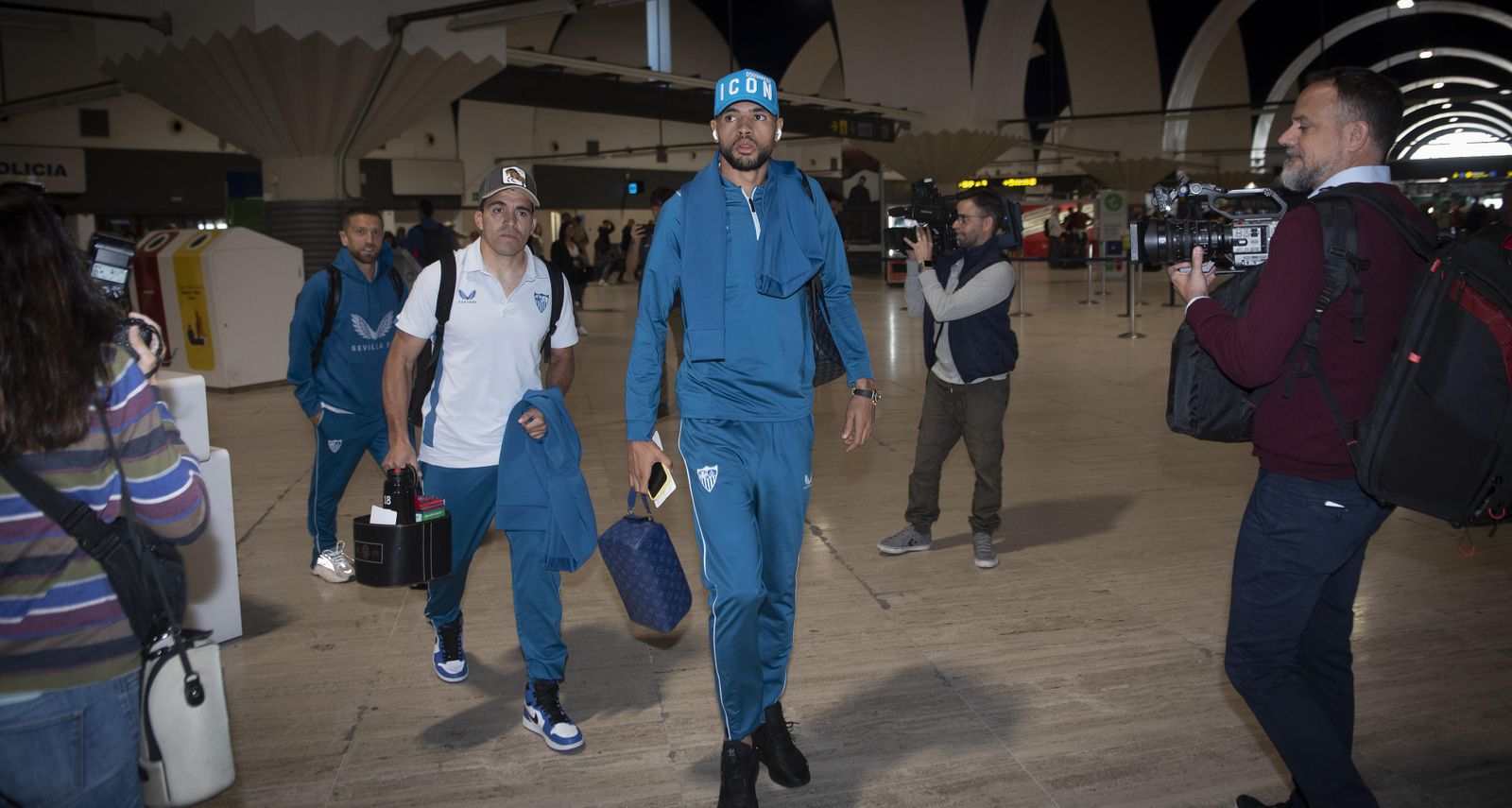 Las fotos previas al Manchester United - Sevilla