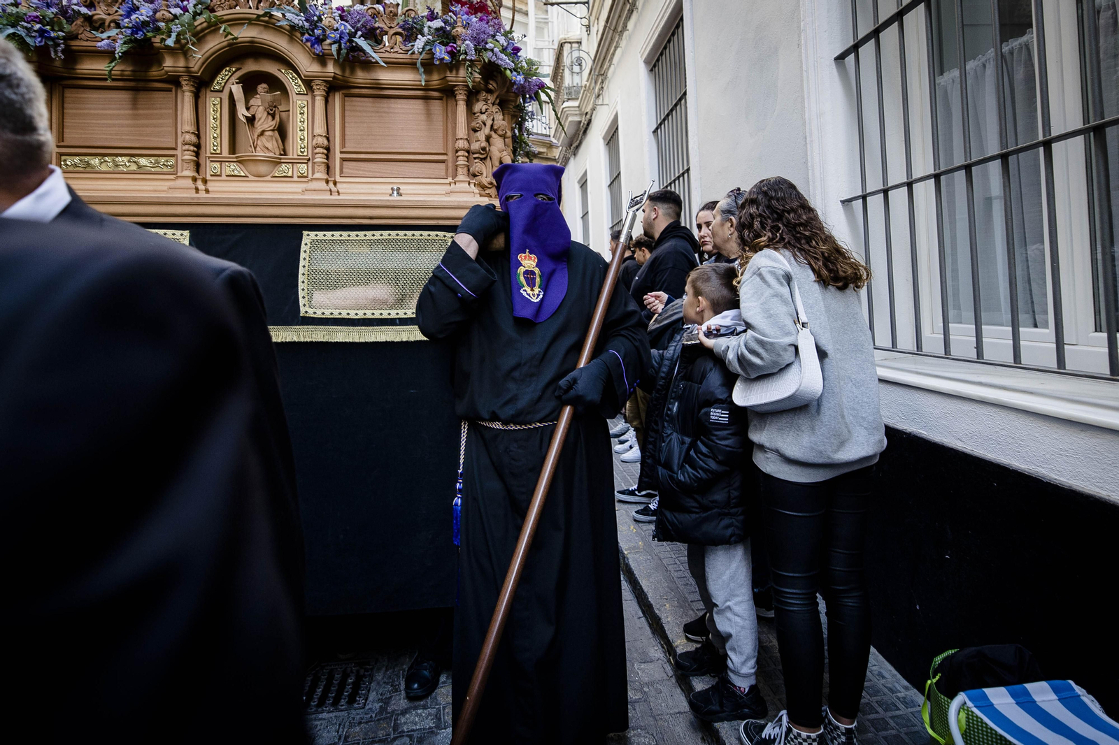 Imágenes de la cofradía de Siete Palabras en la Semana Santa de Cádiz 2023