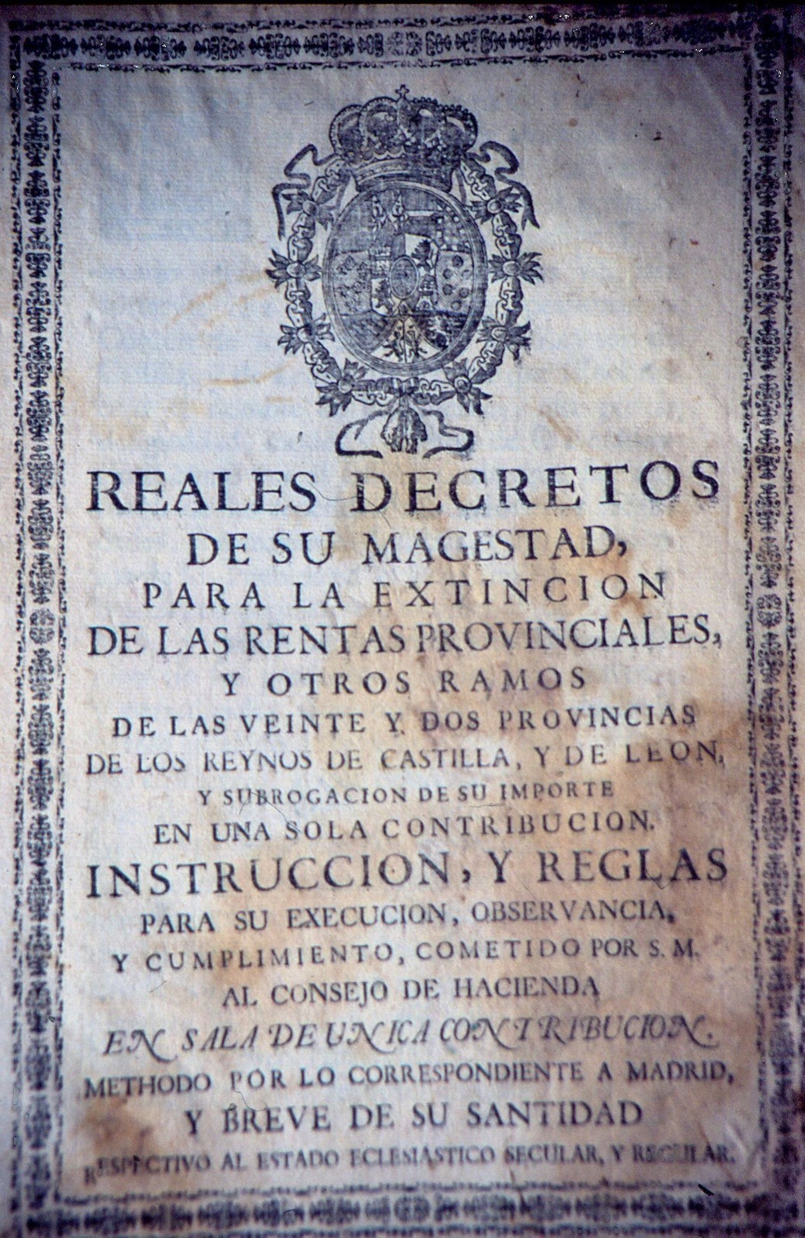 Extinción de rentas provinciales