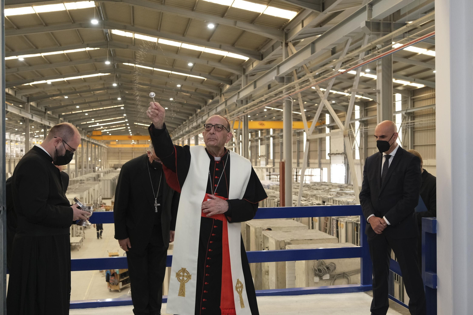 Bendición de las instalaciones de Hydrodiseño, en Huércal Overa (Almería)