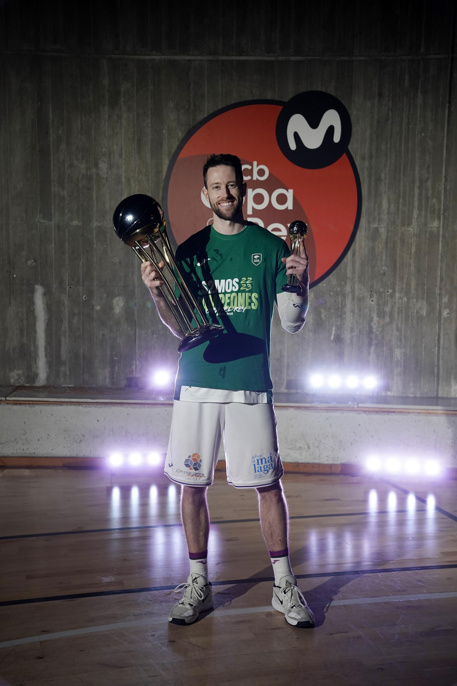 La sesión de fotos del Unicaja campeón