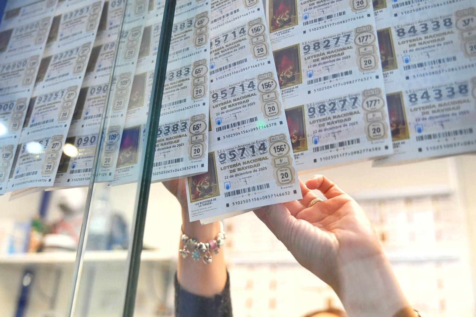 Décimos del Sorteo Extraordinario de la Navidad.