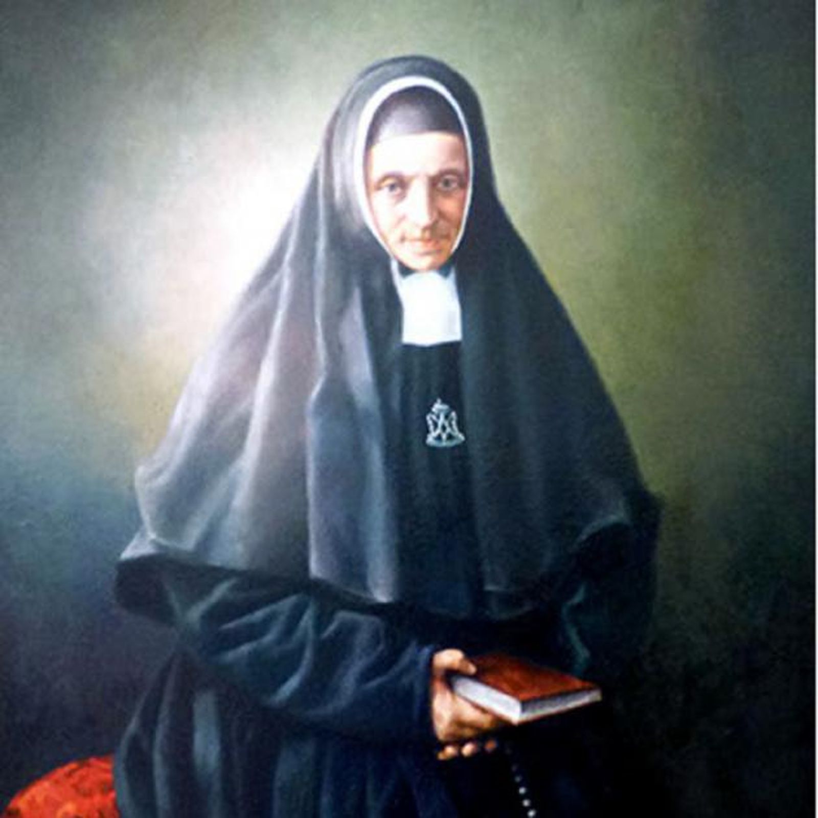 Estampa de Paula Montal, fundadora de Las Escolapias.