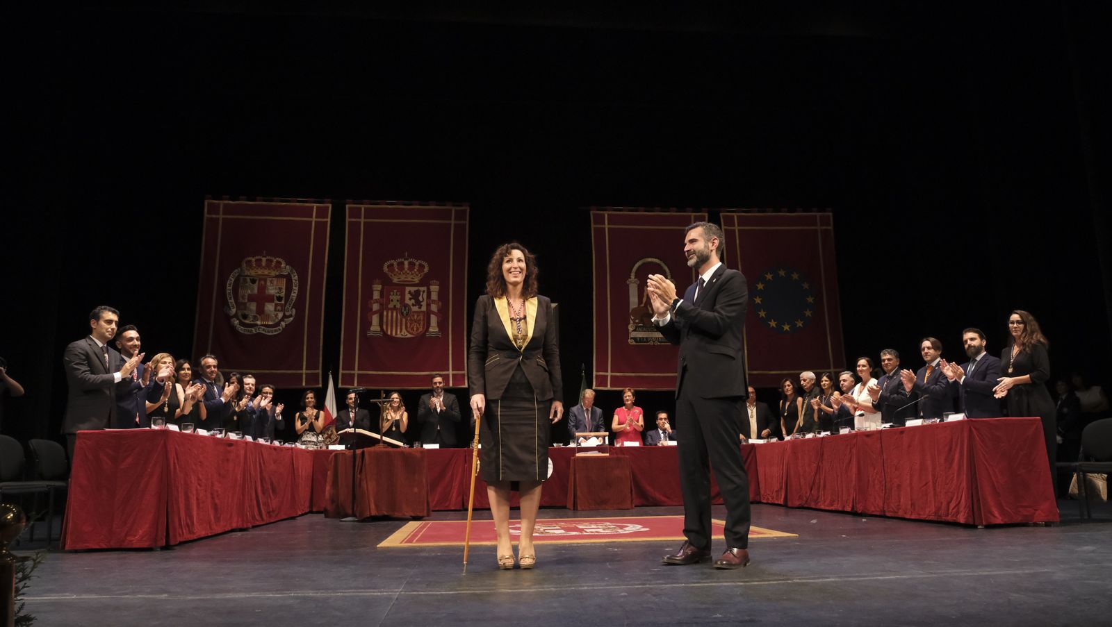 Imágenes de la investidura como Alcaldesa de Almería, de María del Mar Vázquez Agüero