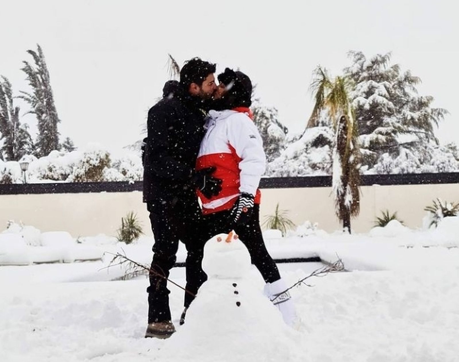 Paula Echevarría y Miguel Torres, feliz embarazo en la nevada