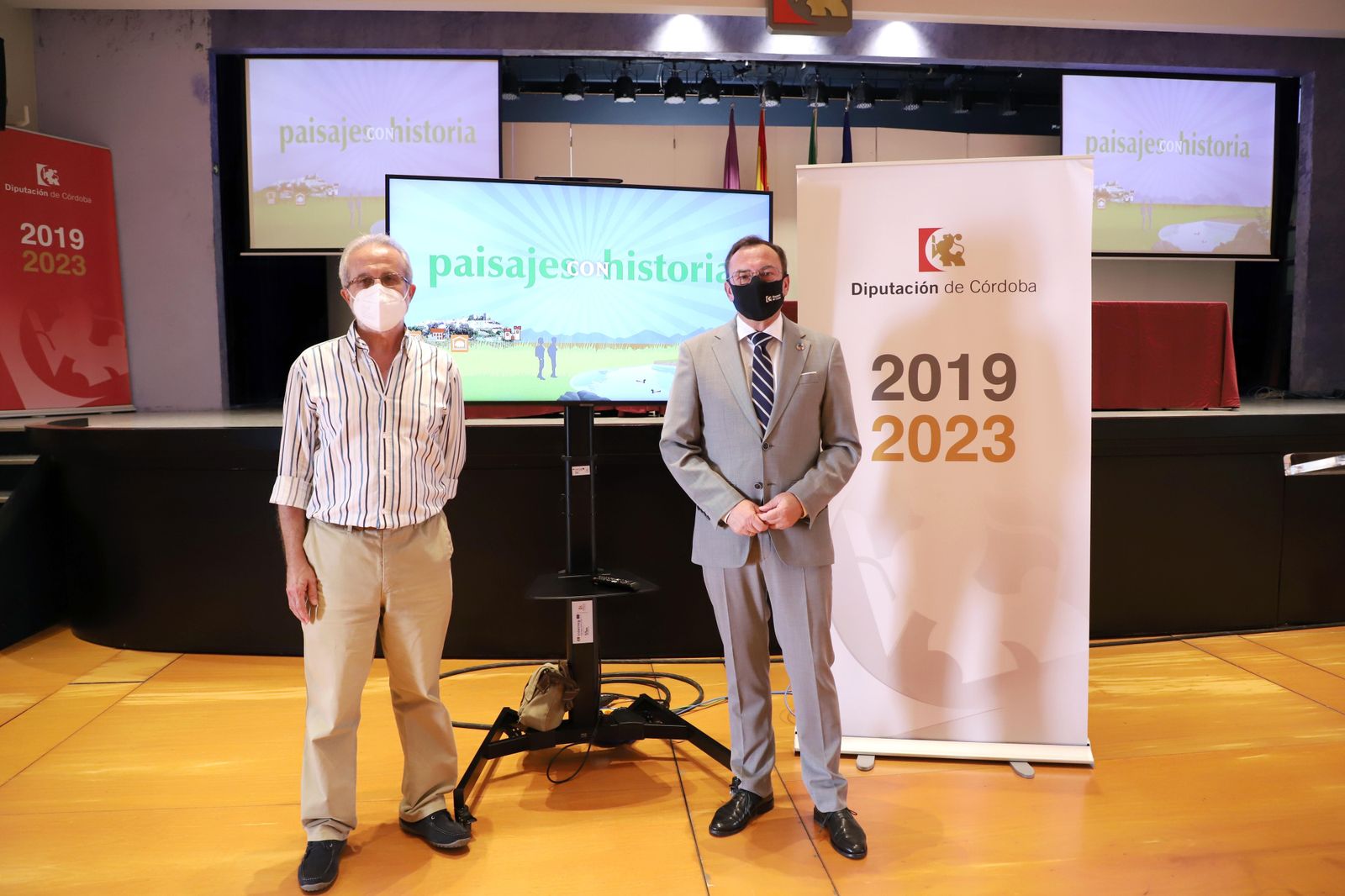 Presentación de 'Paisajes con Historia' en la Diputación de Córdoba.