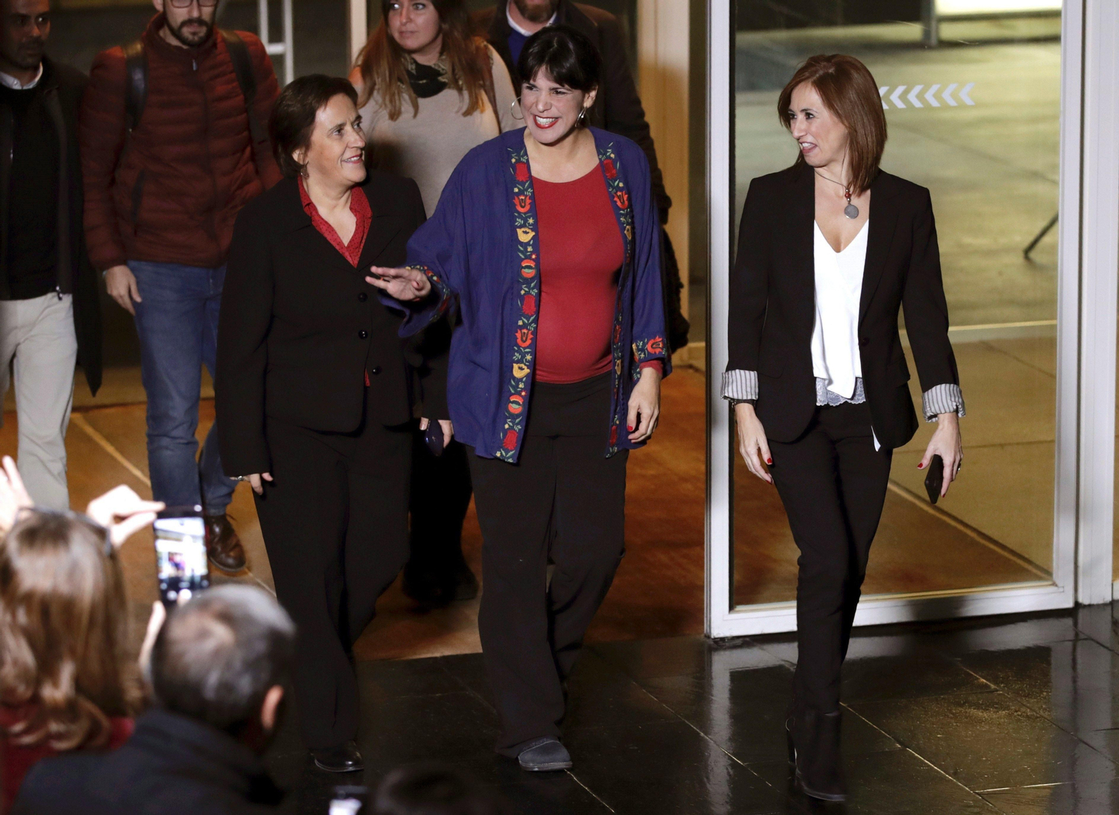 Teresa Rodríguez ha sido la tercera en llegar.