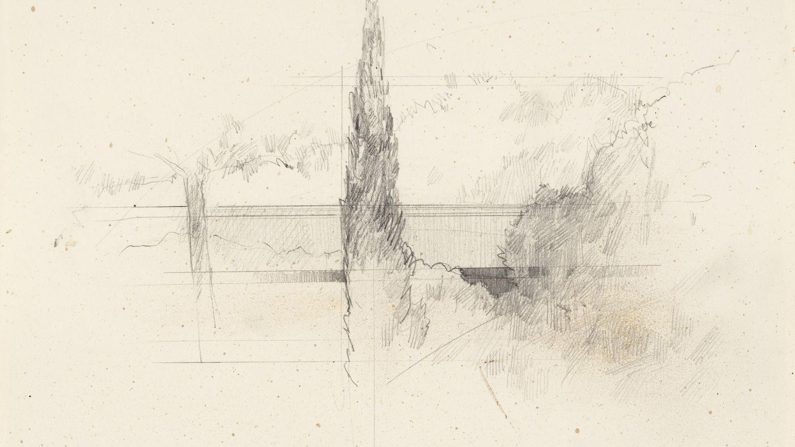 'Gulbenkian III' (2018), uno de los dibujos al natural del artista y decano de Bellas Artes.