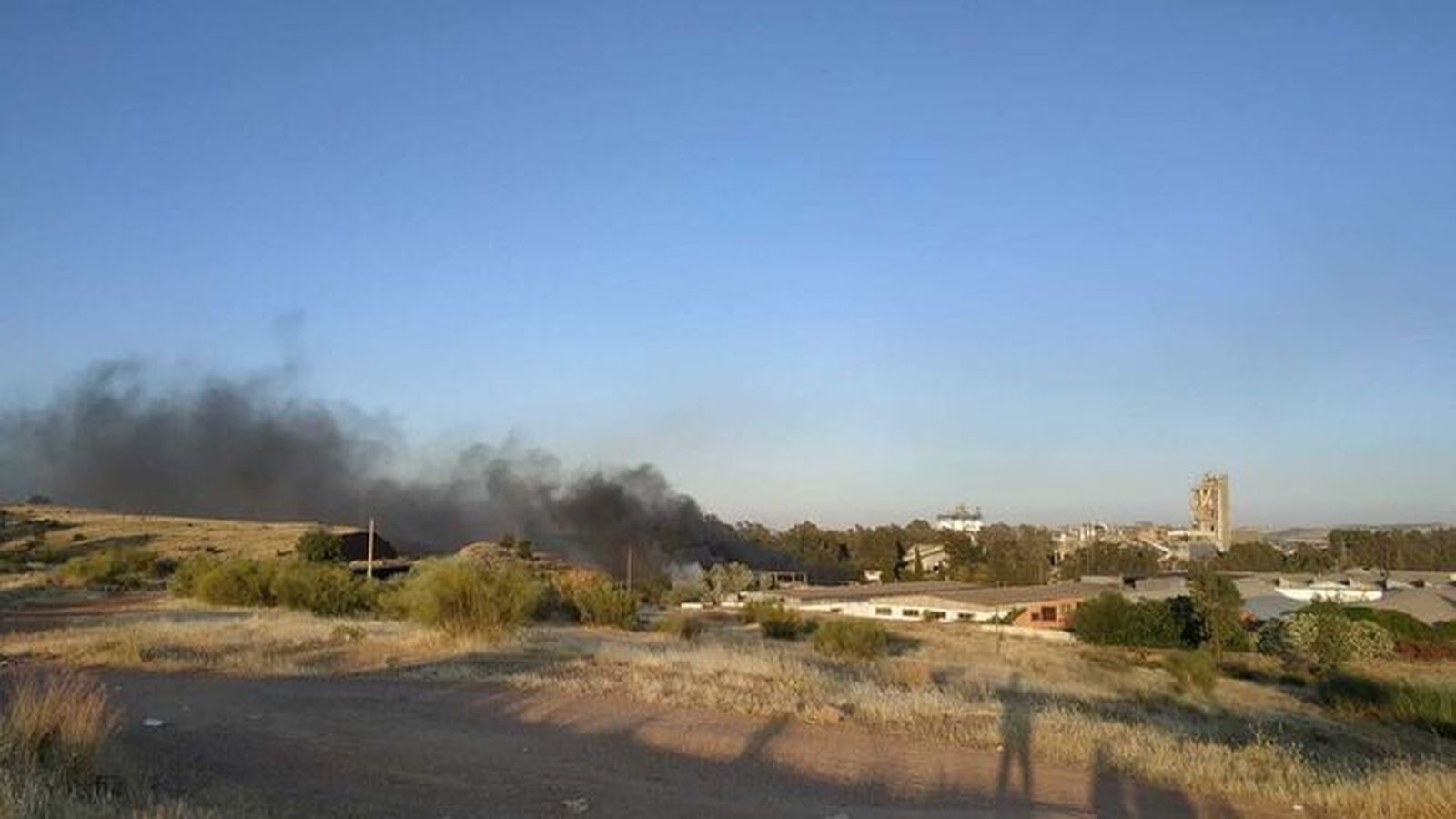 Incendio en una zona de pastos en Córdoba