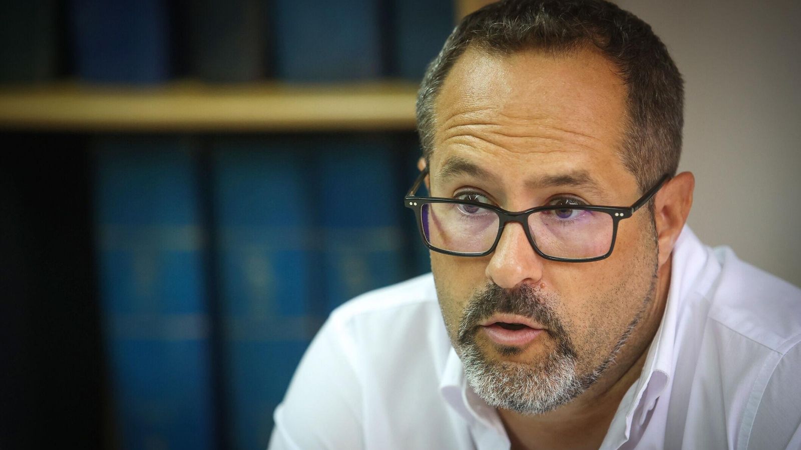 Luismi Sánchez, en un momento de la charla.