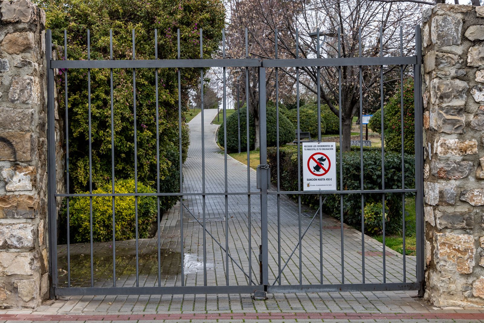Parques cerrados por el temporal