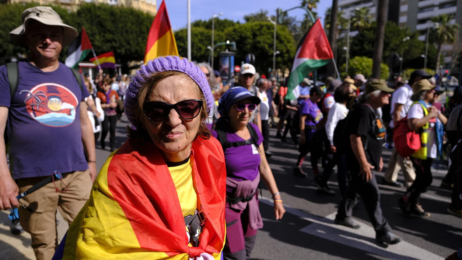 La Marcha de la Desbandá, en imágenes
