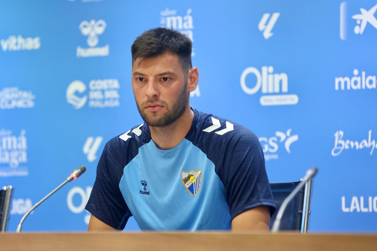 Roko Baturina, así luce el 9 del Málaga CF