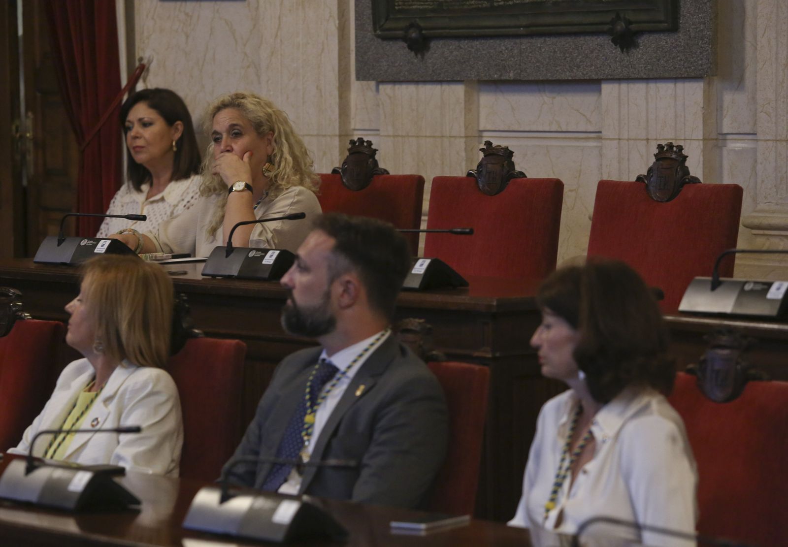 Homenaje a Celia Villalobos en el Ayuntamiento de Málaga (fotos)