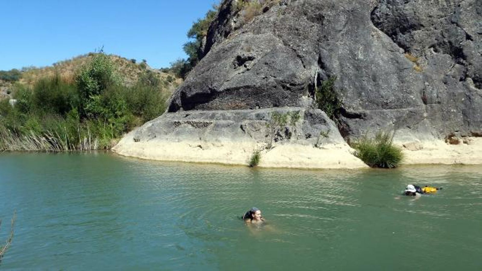 Charco de la Olla del río Turón en Ardales.