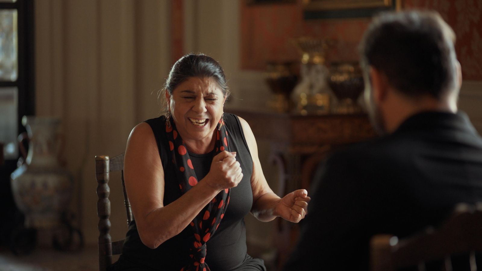 Dolores Agujetas, en una secuencia del capítulo sobre Jerez