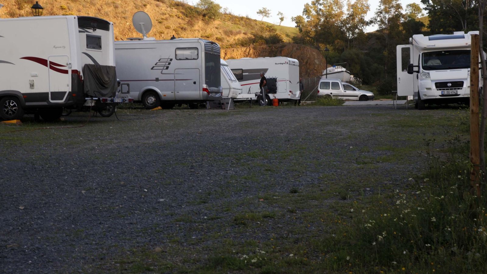 Área para autocaravanas de Sanlúcar de Guadiana