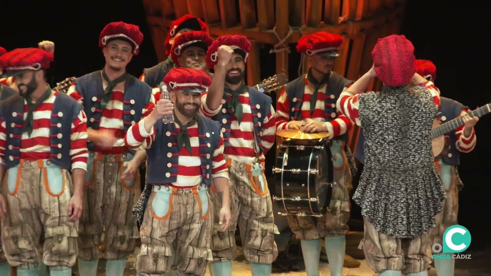 Comparsa, Los pájaros carpinteros - Preliminares