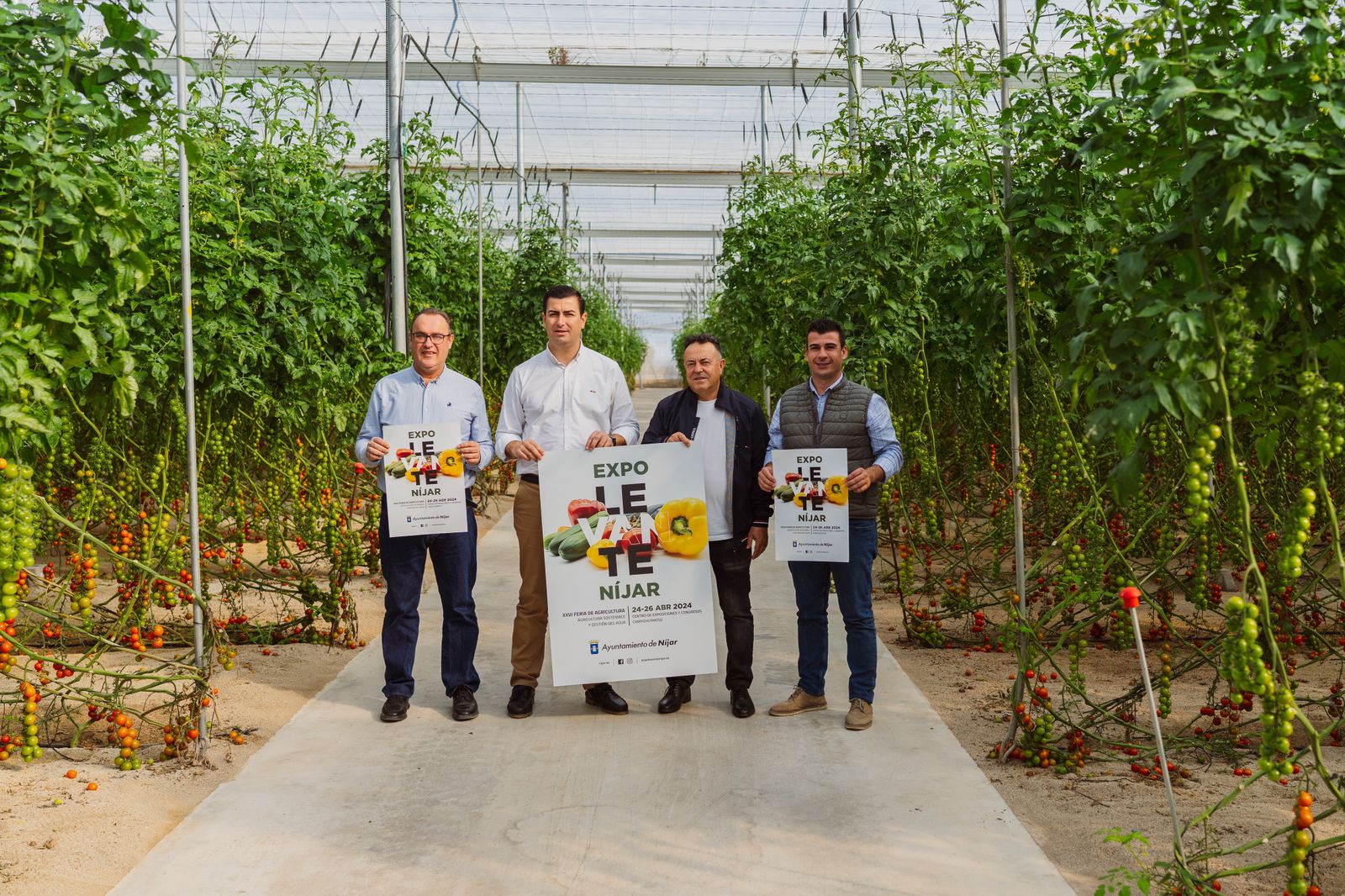 Acto de presentación de la feria agrícola.