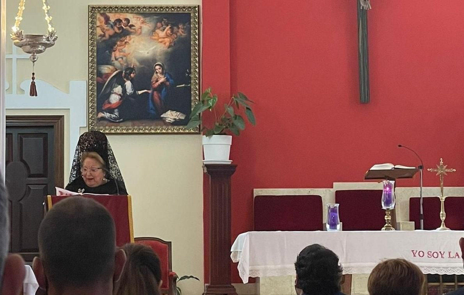 Dolores García, durante el pregón.