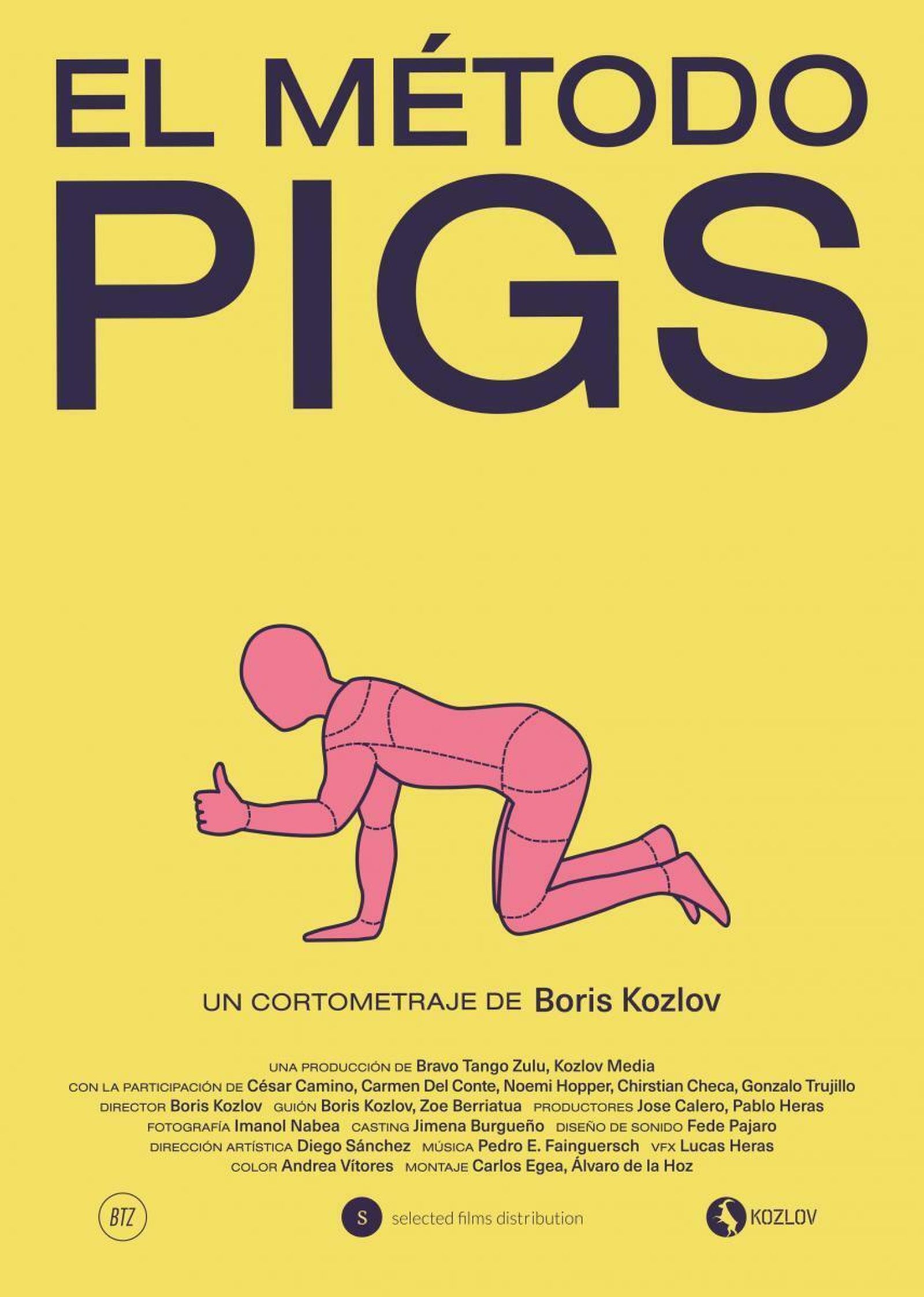 Portada del film 'El método pigs'