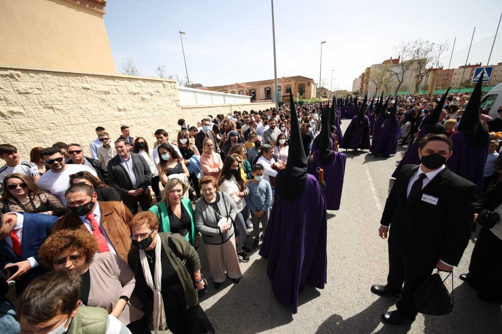La hermandad de Pasión, arropada por su barrio