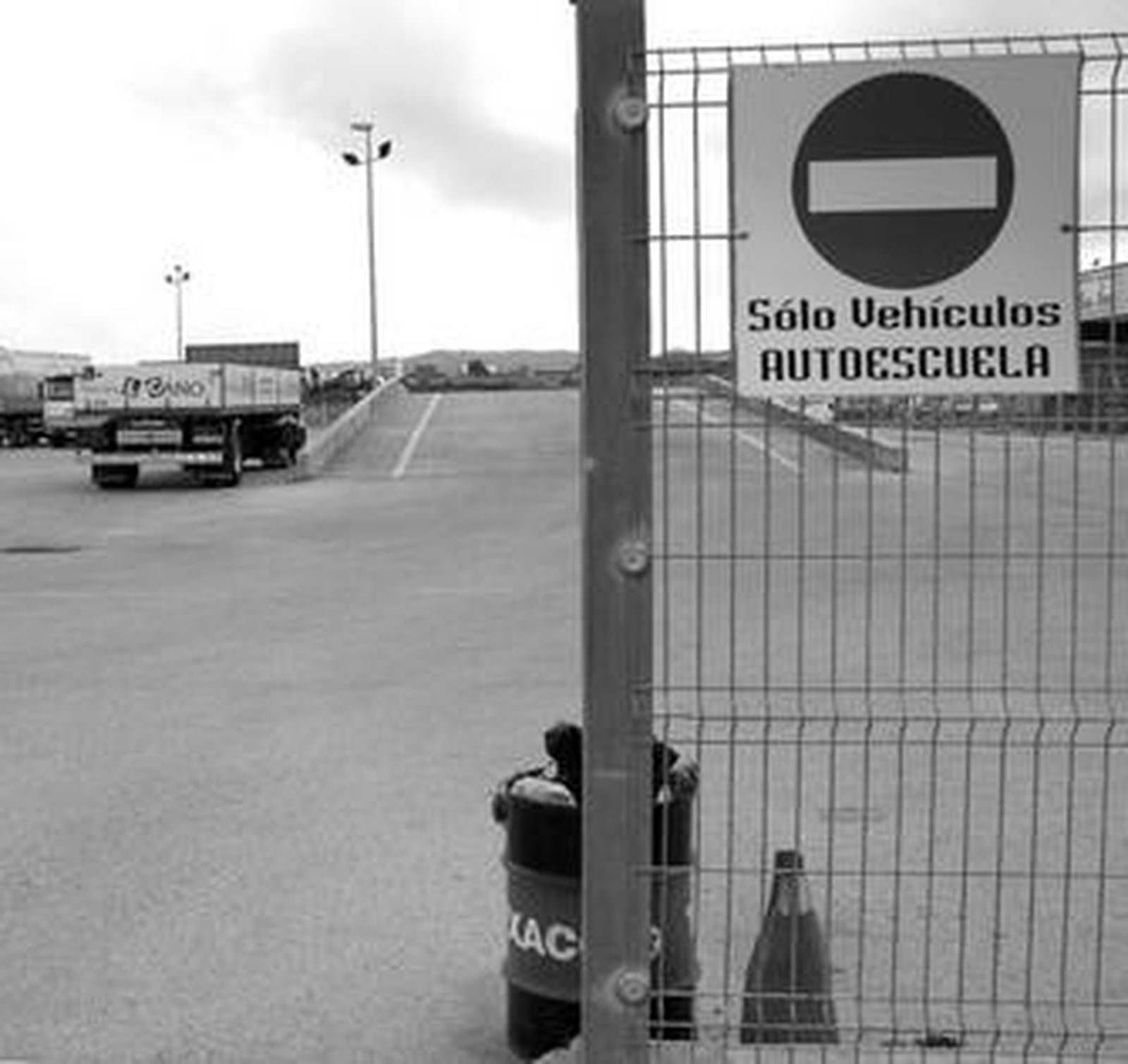 La pista de Cortijo Real para hacer prácticas y exámenes de conducción.