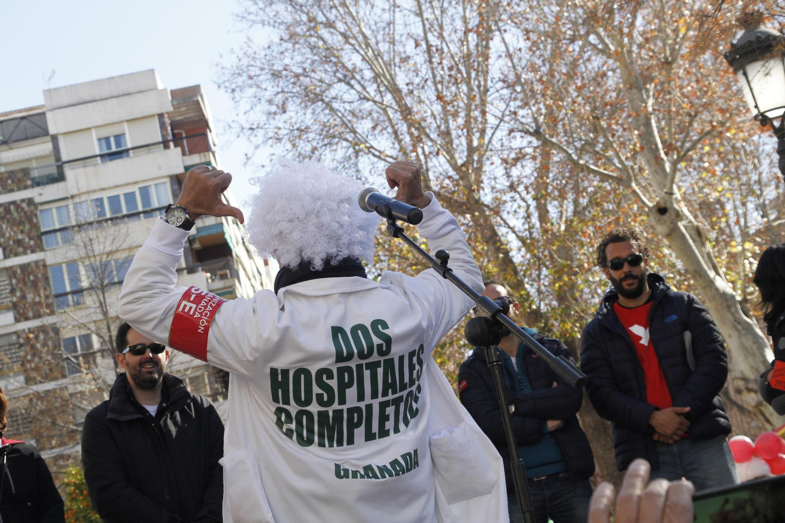 La marea blanca, en Granada