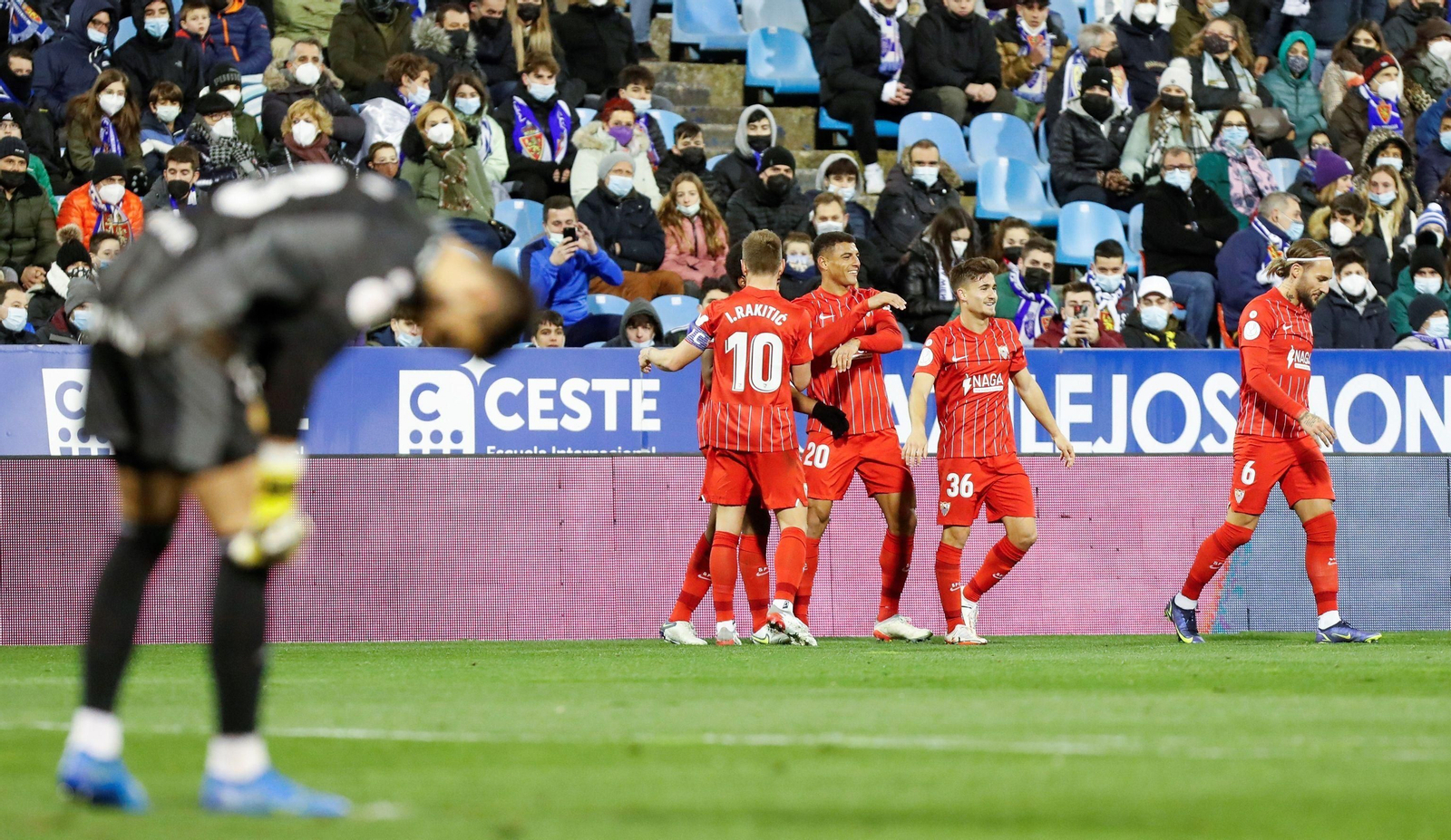 Las imágenes del Zaragoza-Sevilla de Copa del Rey