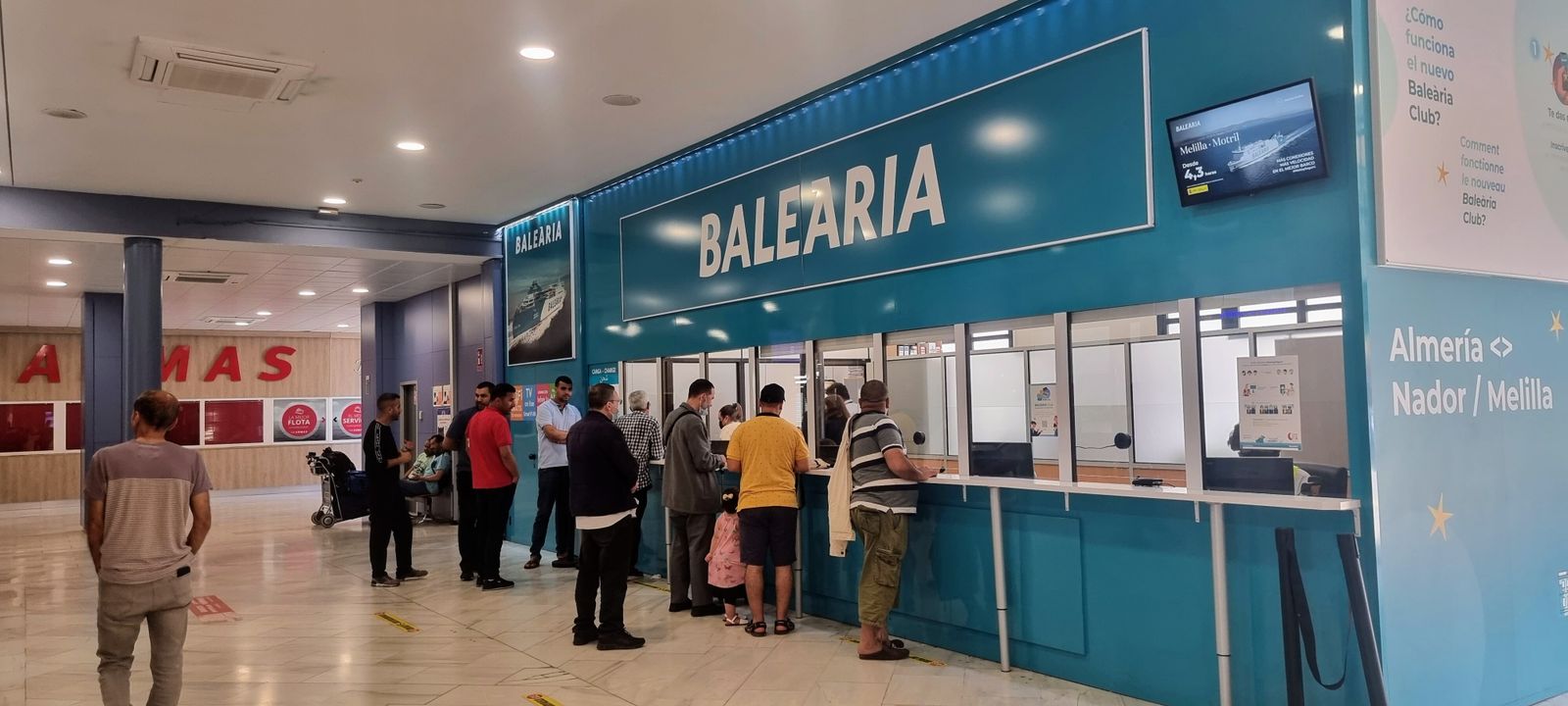 Más de 10.000 pasajeros viajan a Nador en el primer mes tras la reapertura de la frontera marítima con Marruecos