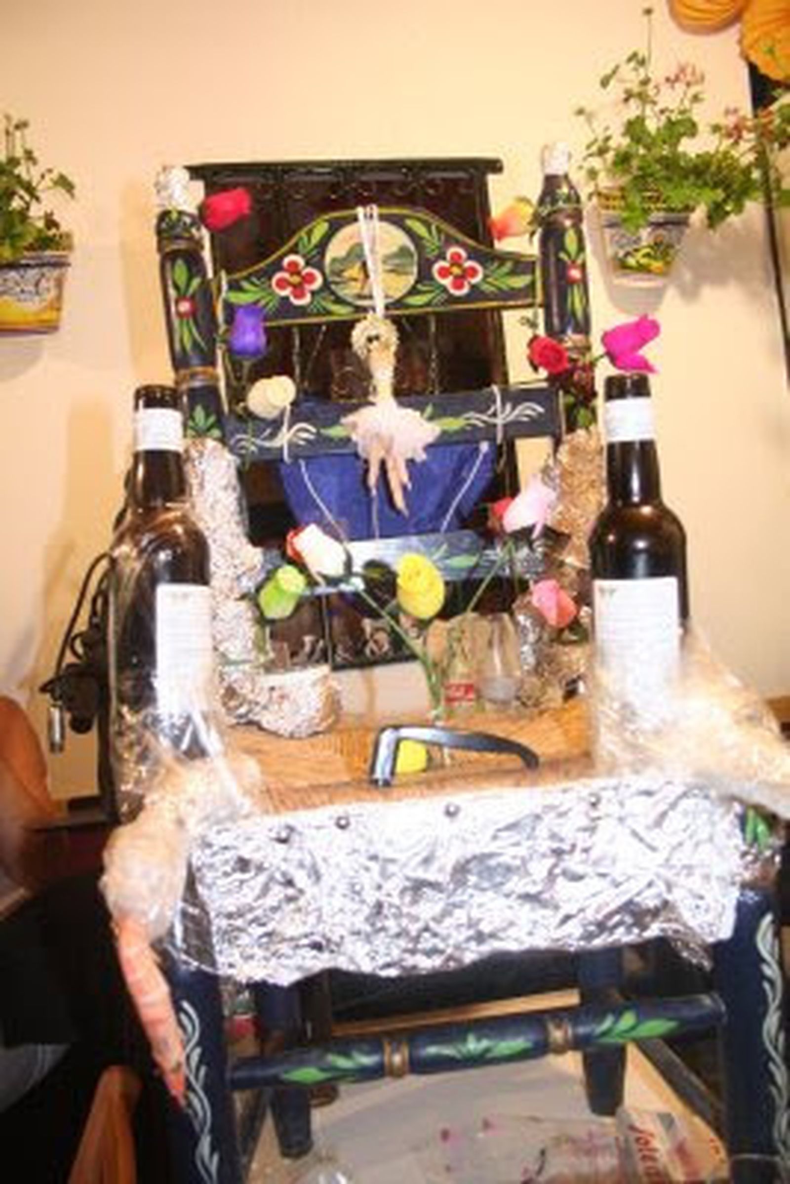 La pata de pollo antes de su 'procesión'