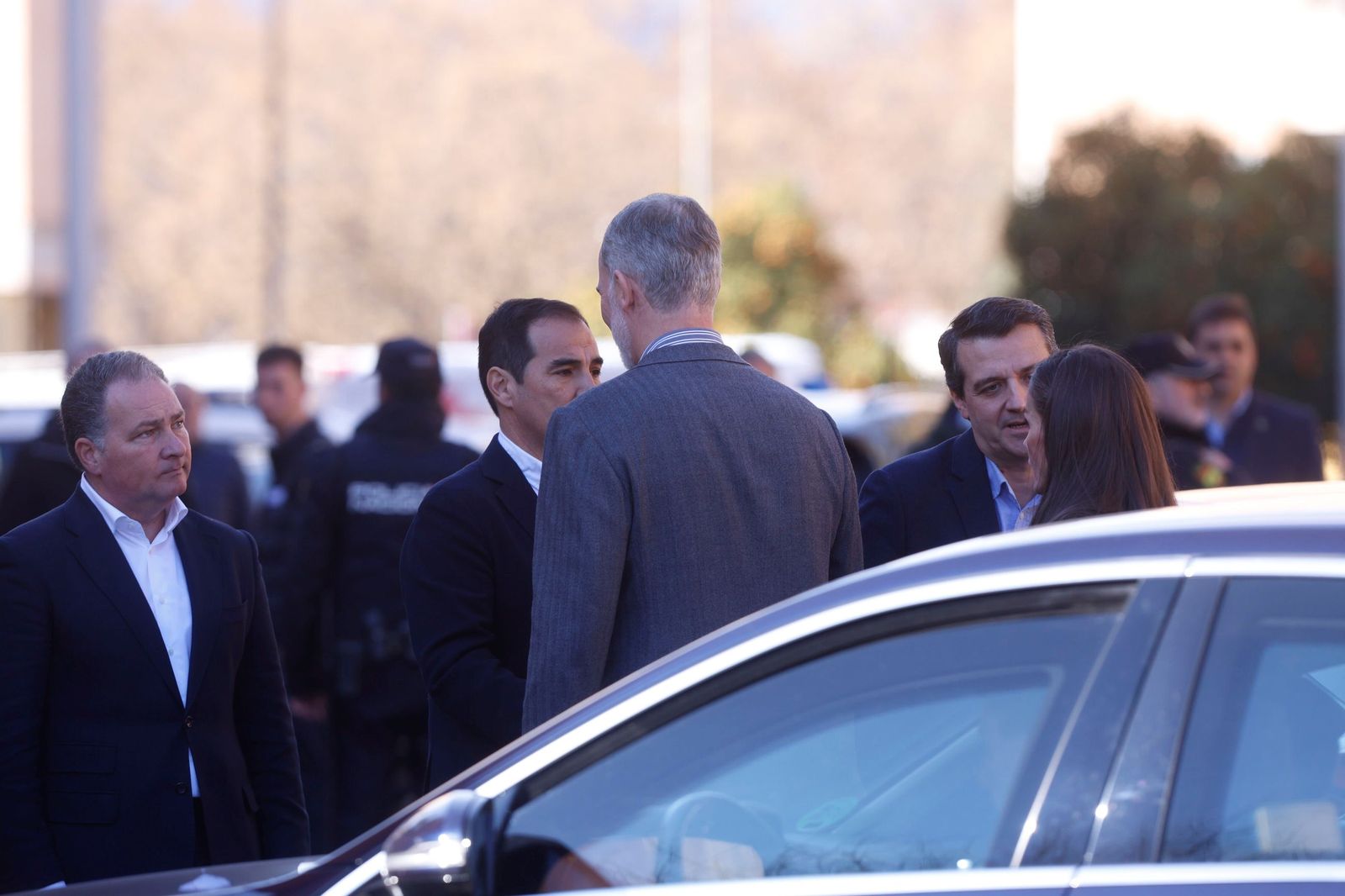 La visita de los Reyes a los heridos del accidente de Adamuz en el Hospital Reina Sofía