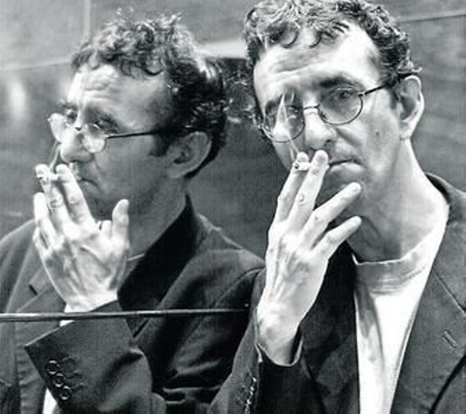El escritor chileno Roberto Bolaño, en septiembre de 2002, un año antes de fallecer en Barcelona.